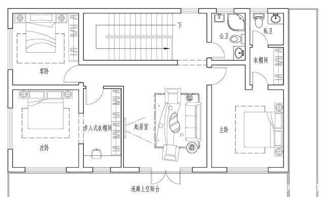 家庭別墅，平面圖鑒賞