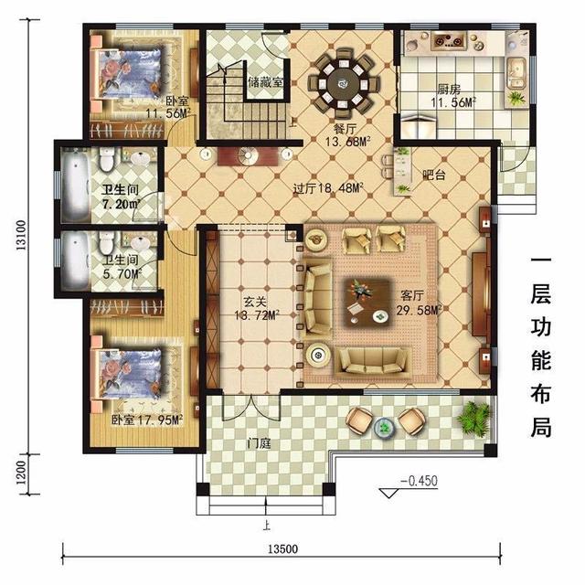 　　輕鋼別墅的平面和效果圖，你喜歡哪個(gè)？