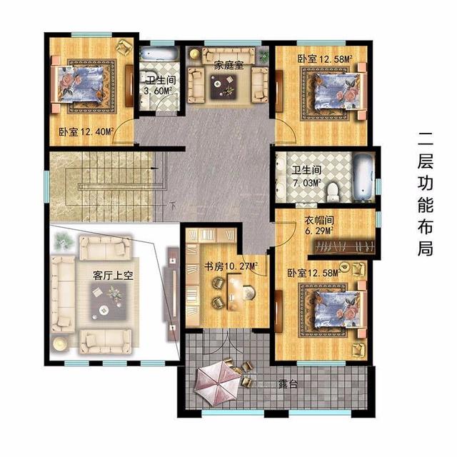 　　輕鋼別墅的平面和效果圖，你喜歡哪個(gè)？