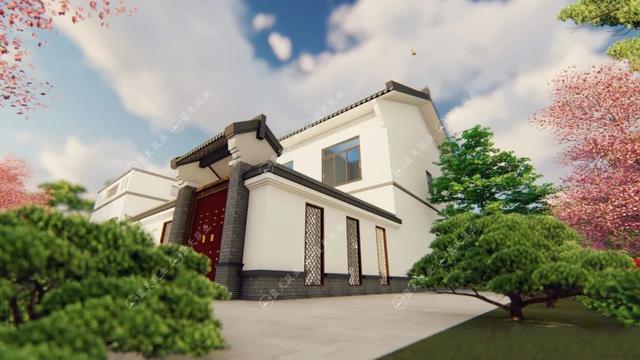 12.9mx14.5m簡單經(jīng)濟(jì)農(nóng)村別墅