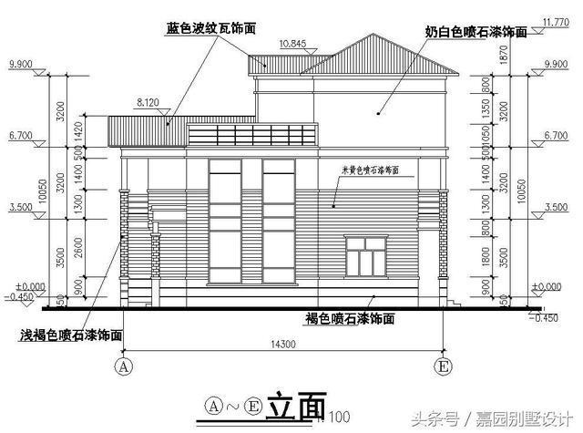 三層別墅設(shè)計圖紙，