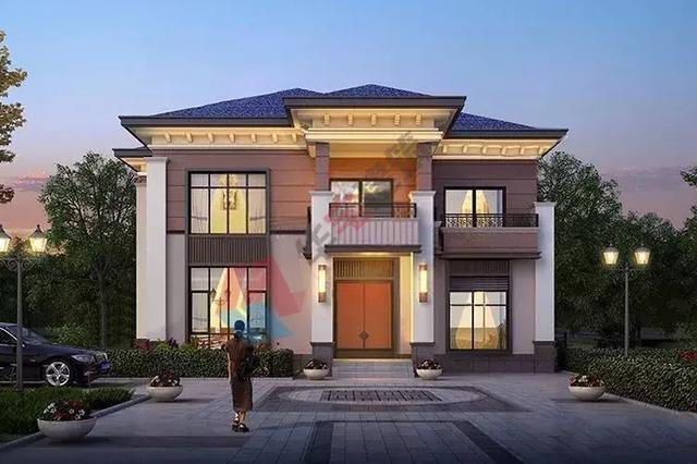 農村自營住宅的現(xiàn)代風格的二層大樓設計圖