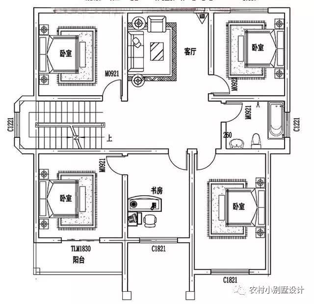 帶車庫的現代三層住宅設計圖