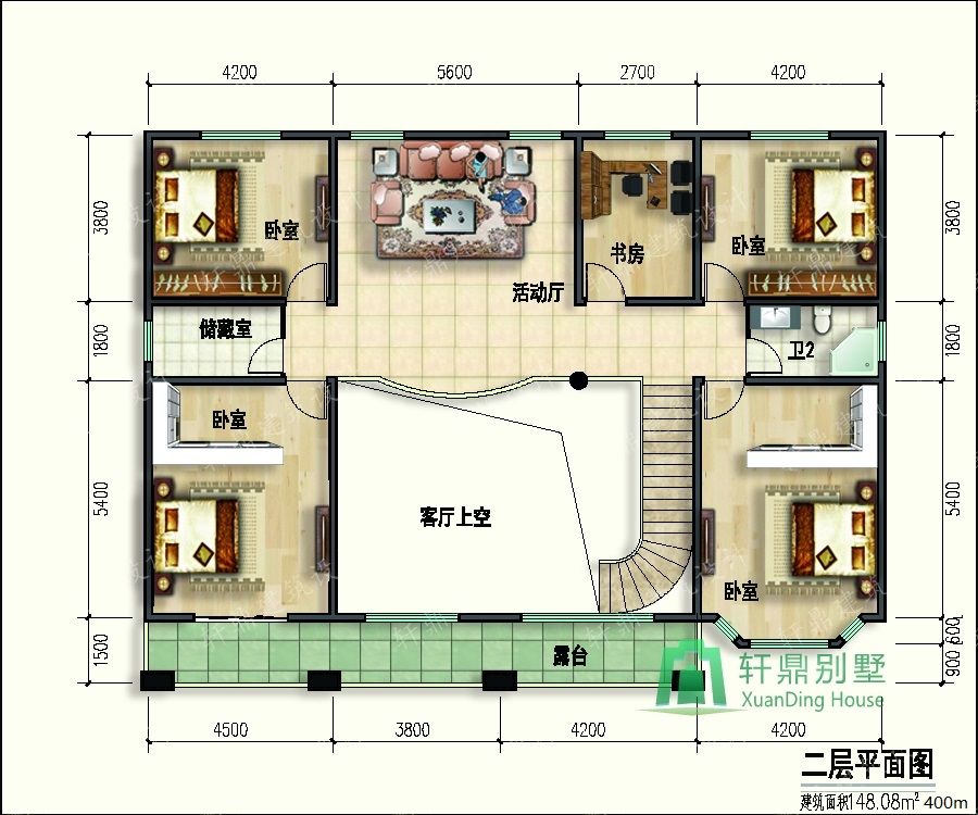 二層自建房屋設計圖
