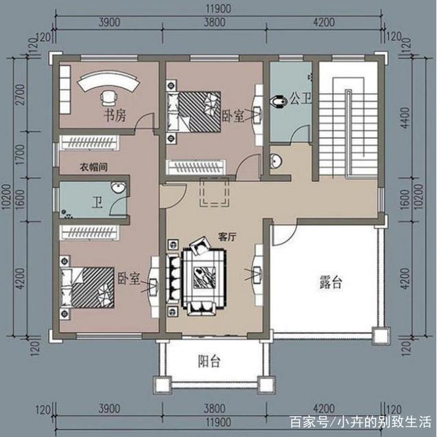 兩層小戶型農(nóng)村自建別墅