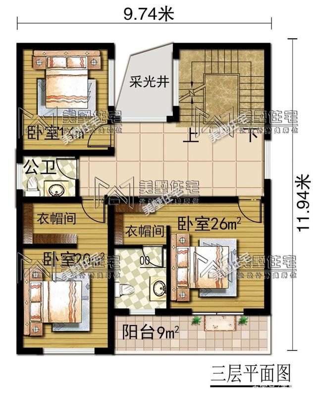 4層帶車庫的小洋樓設(shè)計