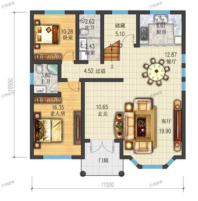 農(nóng)村自建別墅設計圖紙