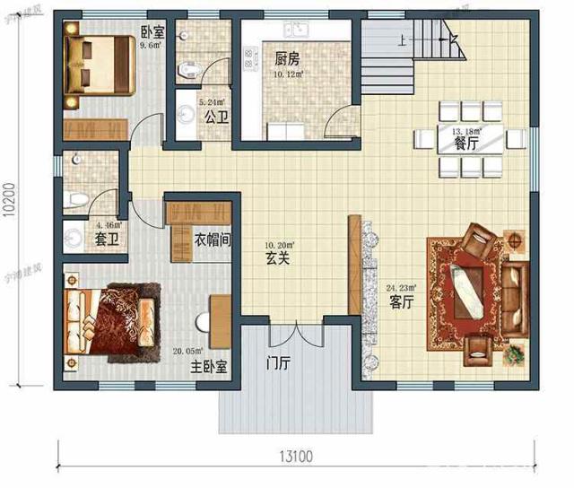 農(nóng)村自建別墅設計圖紙