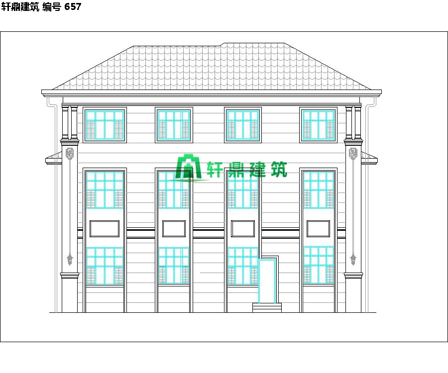 精品歐式三層自建別墅設(shè)計施工全套圖紙07.jpg