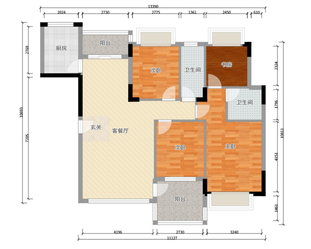日式風(fēng)格四居室設(shè)計(jì)