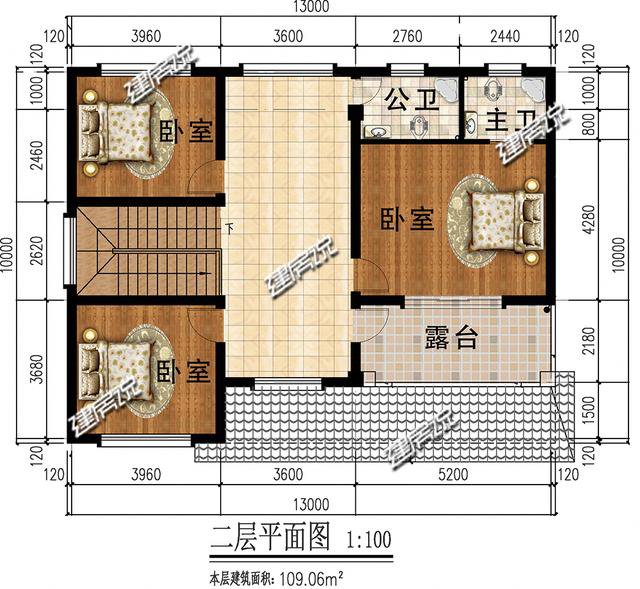 25萬兩層別墅效果圖