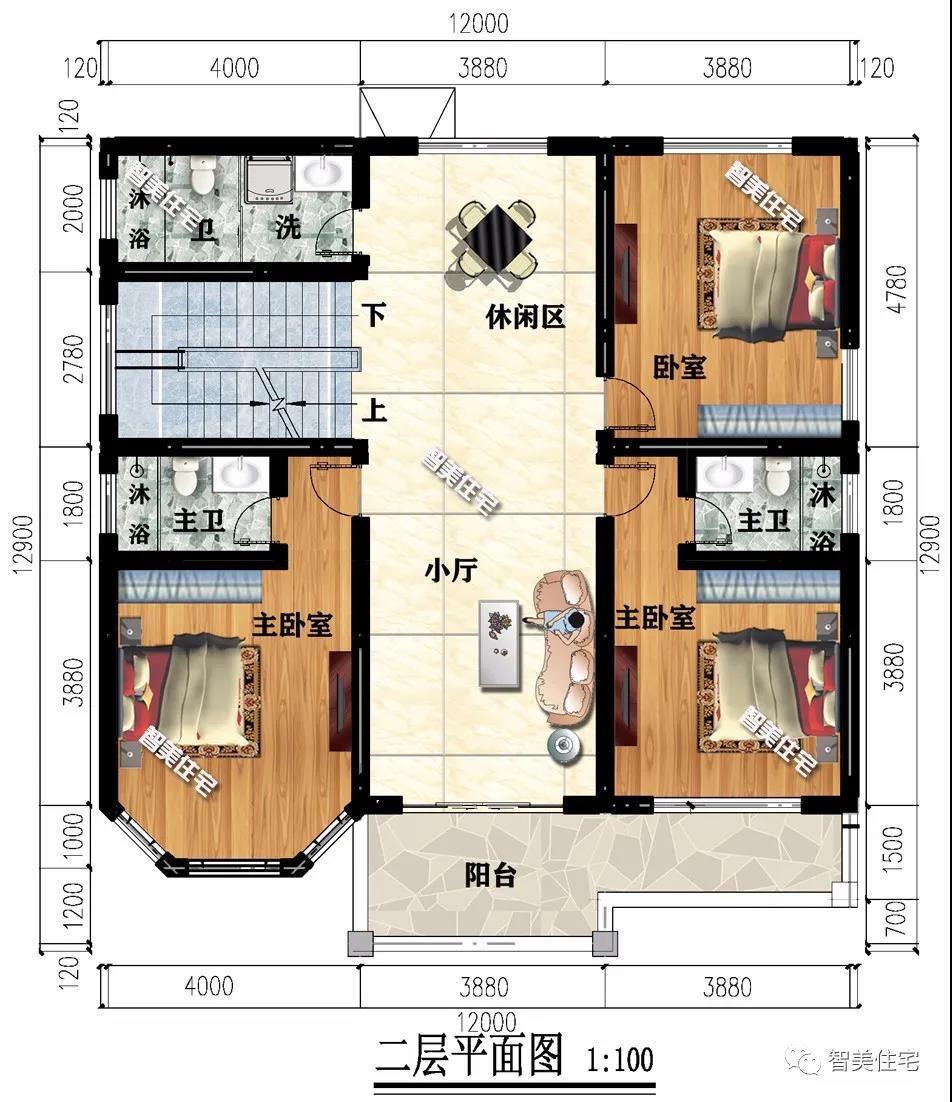 平屋頂農(nóng)村別墅設(shè)計
