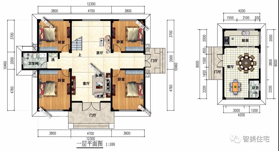 帶有庭院設計的鄉(xiāng)村別墅