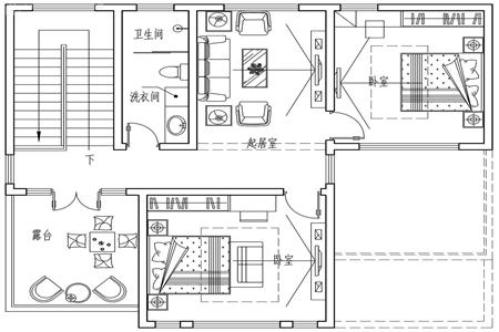 新中國(guó)風(fēng)格的農(nóng)村自建住宅