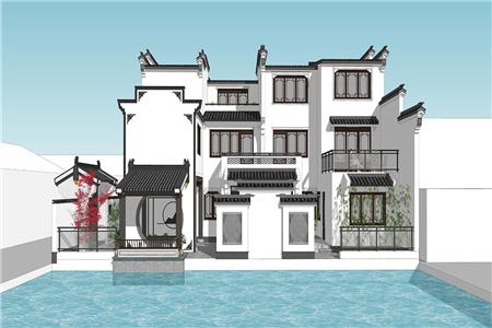 新中國(guó)風(fēng)格的農(nóng)村自建住宅