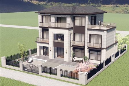 新中國(guó)風(fēng)格的農(nóng)村自建住宅