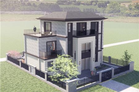 新中國(guó)風(fēng)格的農(nóng)村自建住宅