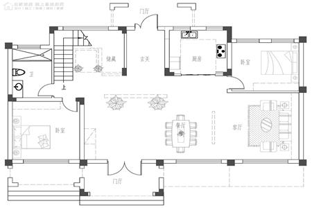 新中國(guó)風(fēng)格的農(nóng)村自建住宅