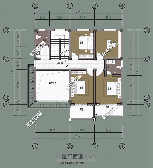 帶陽臺(tái)的農(nóng)村建筑設(shè)計(jì)圖