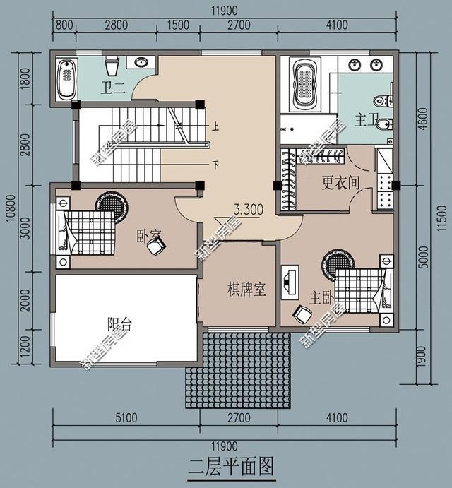 帶陽臺(tái)的農(nóng)村建筑設(shè)計(jì)圖