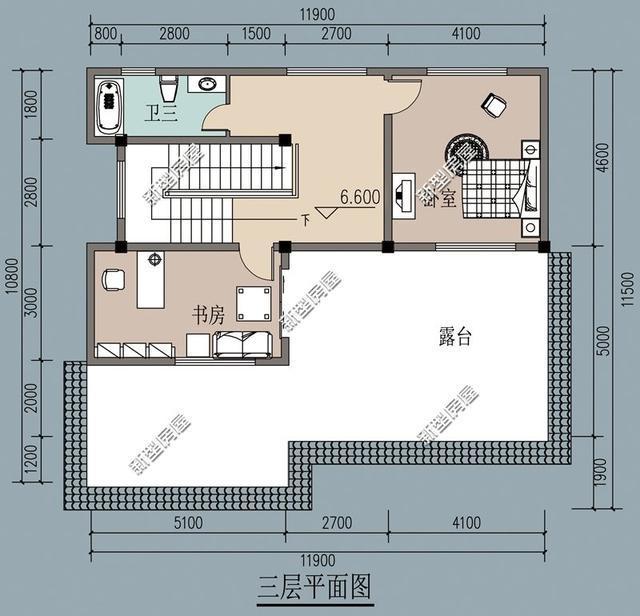 帶陽臺(tái)的農(nóng)村建筑設(shè)計(jì)圖