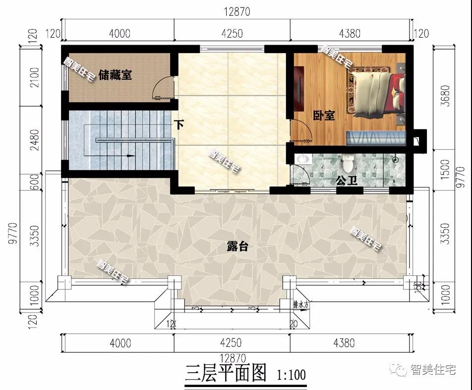 新中國式風格設(shè)計的農(nóng)村別墅