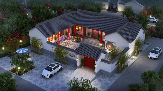 一樓建有5室2廳的中式庭院，30萬適合農(nóng)村自建!