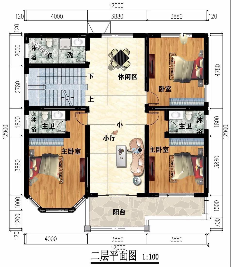平屋頂設(shè)計的鄉(xiāng)村別墅