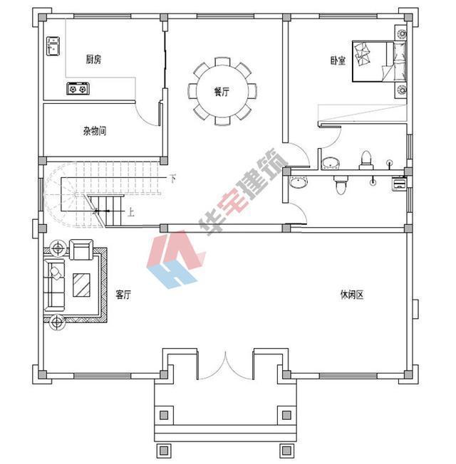 農(nóng)村三層自建別墅設(shè)計圖紙
