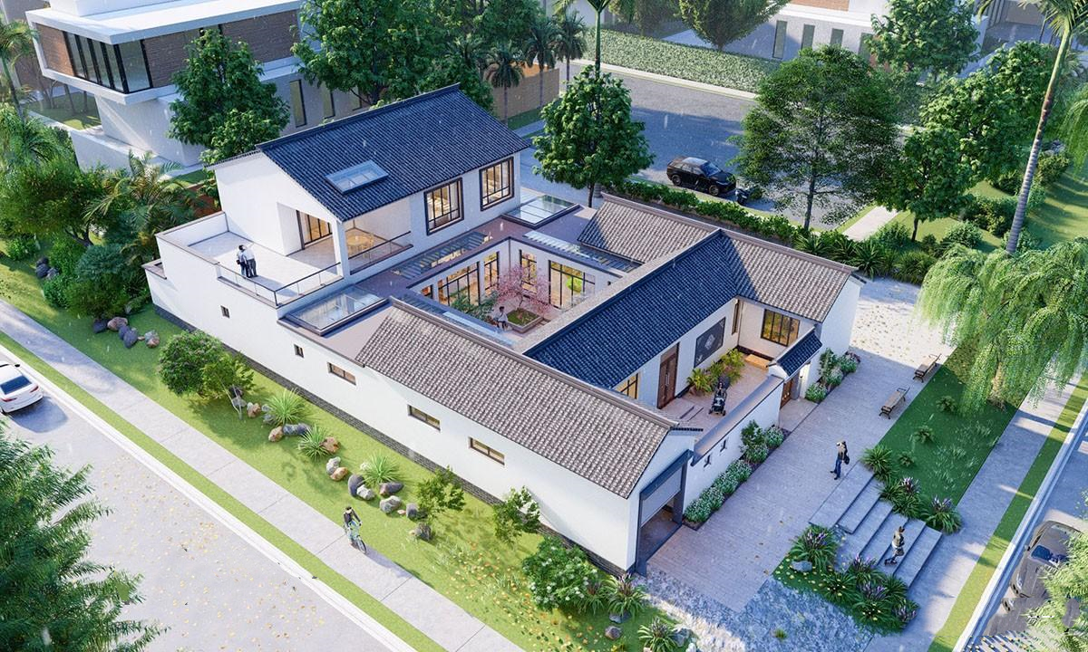 二層鄉(xiāng)村自建房設(shè)計圖，鄉(xiāng)村建房設(shè)計全套圖